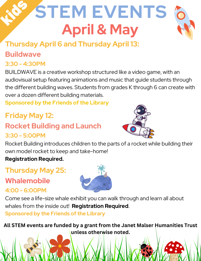 STEM Events April-May